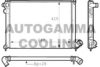 AUTOGAMMA 100777 Radiator, engine cooling